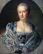 Francois-Hubert Drouais Portrait of Countess Darya Petrovna Saltykova oil painting on canvas